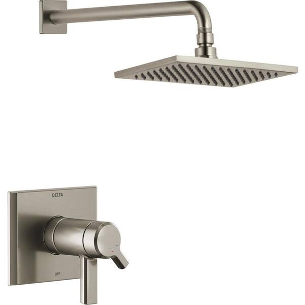 Delta Pivotal TempAssure 1-Handle Wall-Mount Shower Trim Kit in Stainless (Valve Not Included)