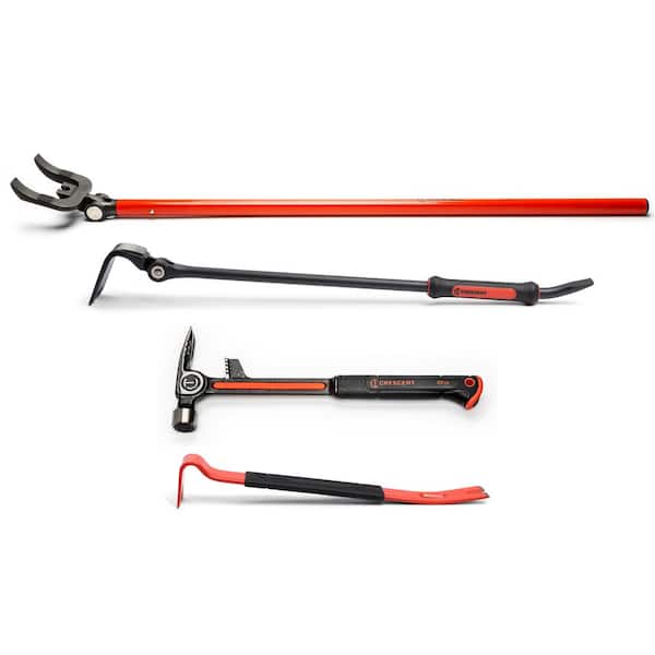 Demolition Hammer and Pry Bar Tool Set (4-Piece)