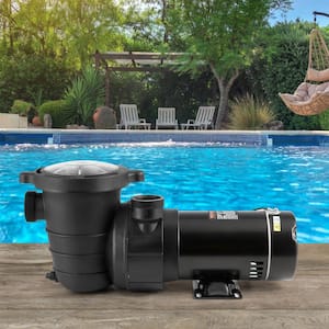 1 HP Single Speed Swimming Pool Pump Above Ground Pool Pump 110-Volt 80 GPM Max Flow with Filter Basket for Hot Tub Spas