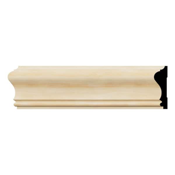 Ekena Millwork WM390 0.69 in. D x 2.63 in. W x 96 in. L Wood (Pine) Chair Rail Moulding
