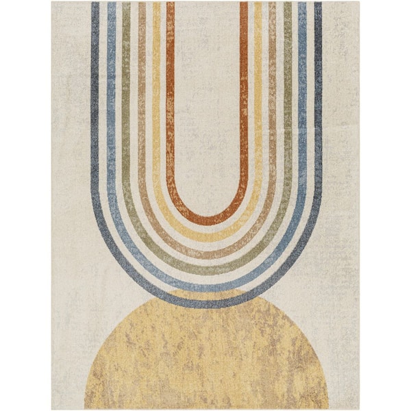 Lillian Stone Doormat 2 ft. x 4 ft. Machine-Washable Indoor Area Rug