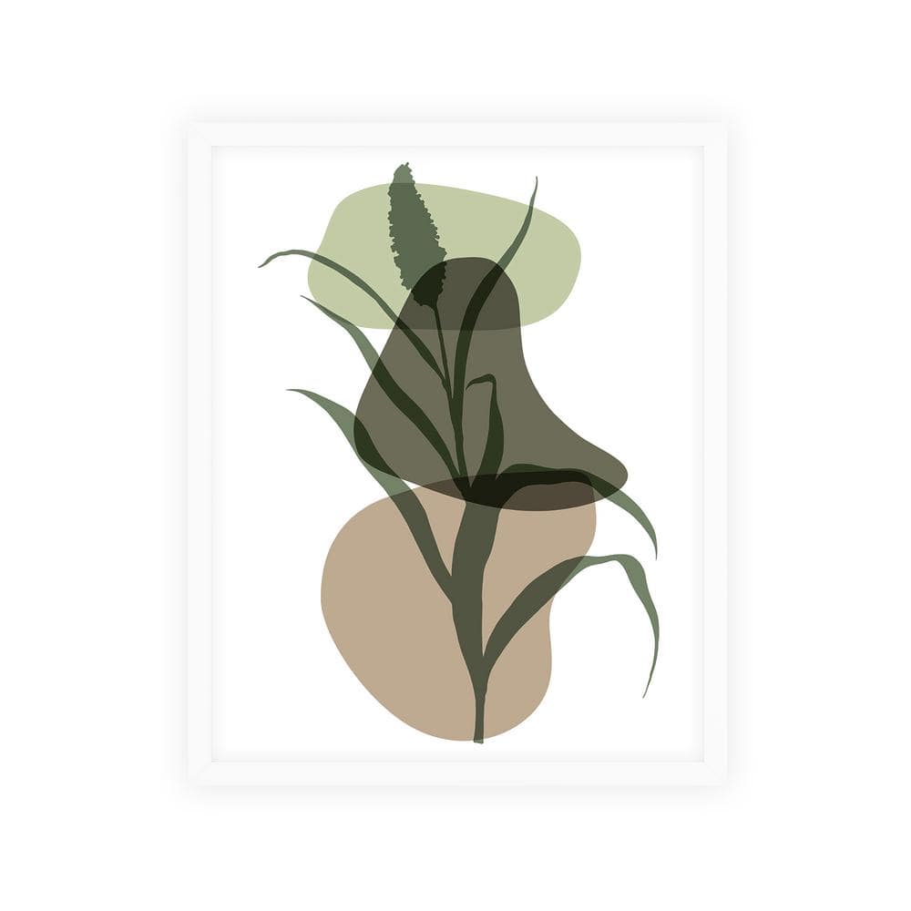 Nature Abstract Collection Framed Nature Art Print 22 in. x 18 in.