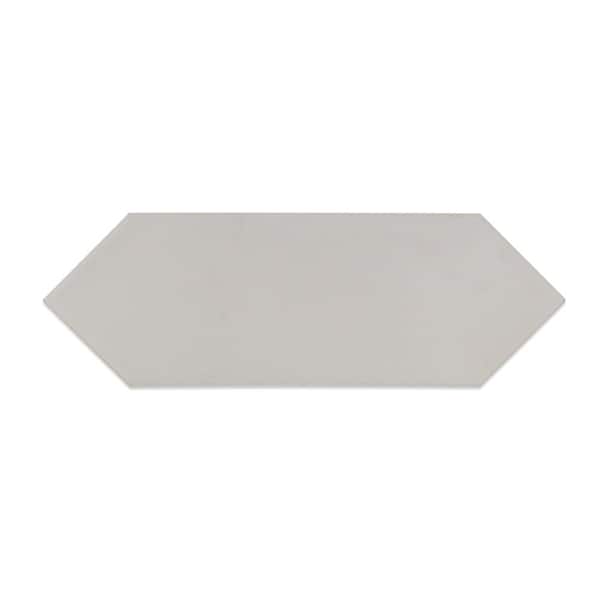Ivy Hill Tile Russell Light Gray 4 in. x 12 in. Matte Porcelain Picket Floor and Wall Tile Sample
