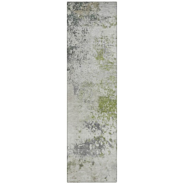 Chantille Machine Washable Indoor/Outdoor Abstract ACN2070 Linen 2 ft. 3 in. x 7 ft. 6 in. Runner Rug