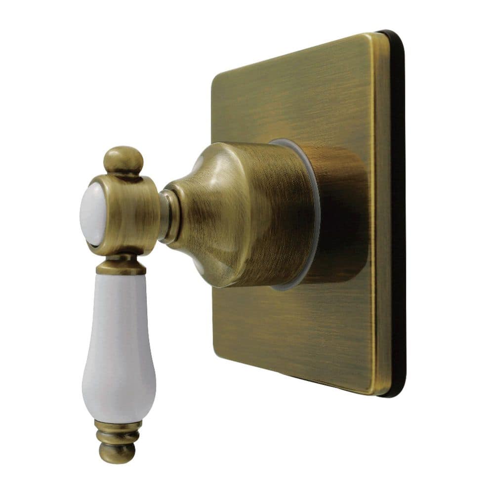 Bel-Air 3/4 in. Single-Handle 1-Hole Wall Mount 6-Way Diverter Valve with Trim Kit in Antique Brass price history on PriceWatchPro