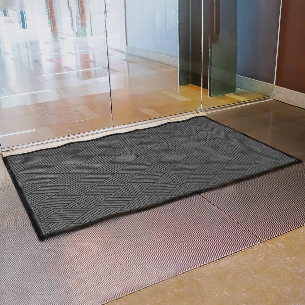 Commercial Grade 48" x 72" Beige Polypropylene Outdoor Door Mat