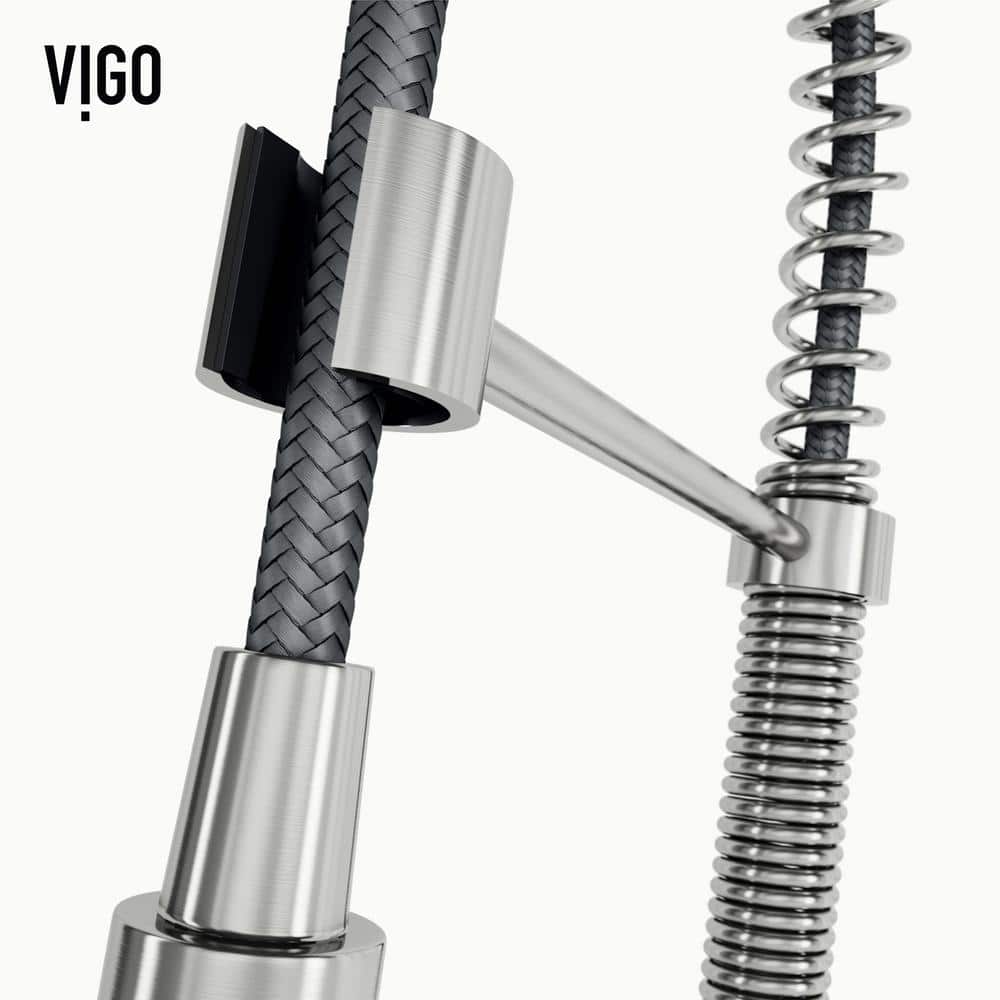 Stainless Steel Touchless Pull-Down Kitchen Faucet with Spray