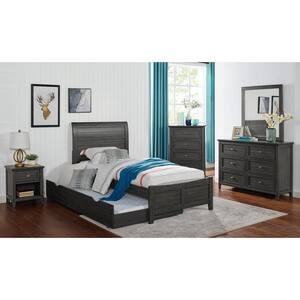 Sparta 4-Drawer Gray 41.75 in. H x 29 in. W x 17 in. D Chest