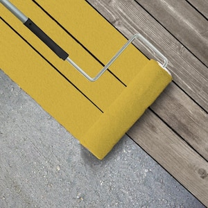1 gal. #P310-6 Radiant Sun Textured Low-Lustre Enamel Interior/Exterior Porch and Patio Anti-Slip Floor Paint