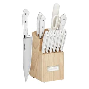 GreenLife 13-Piece High Carbon Stainless Steel Turquoise Wood Knife Block  Set CC005808-001 - The Home Depot