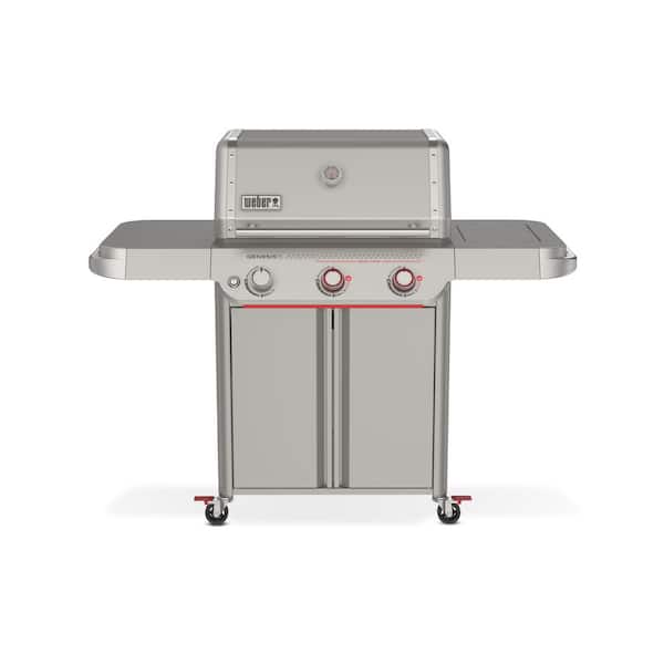 Genesis E-325W 3-Burner Liquid Propane Gas Grill in Titanium