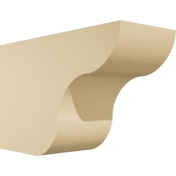 Ekena Millwork Standard Carmel 6 in. W x 10 in. H x 16 in. D Polyurethane Rafter Tail Outlooker