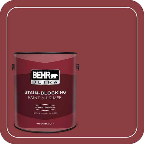 BEHR ULTRA 1 gal. #PMD-22 Ripe Currant Extra Durable Flat Interior Paint & Primer