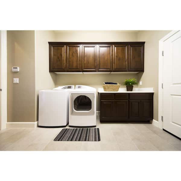 Maston Brown 20 in. x 36 in. Anti-Fatigue and Anti-Microbial Indoor Utility Mat