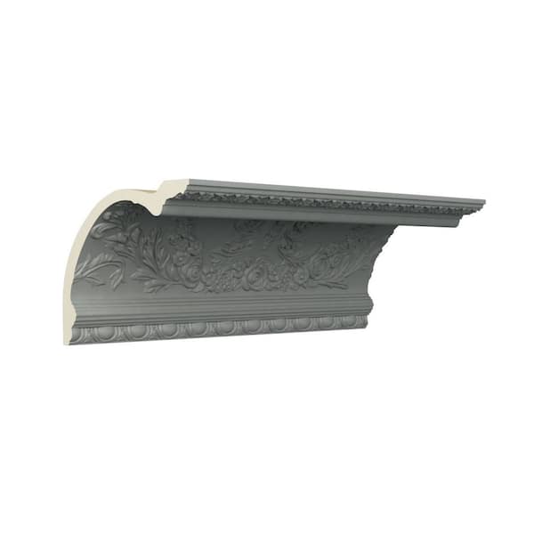 Ekena Millwork Hope 12.625 in. D x 16.25 in. W x 96 in. L Polyurethane Crown Moulding