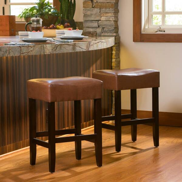 Lopez leather deals counter stool