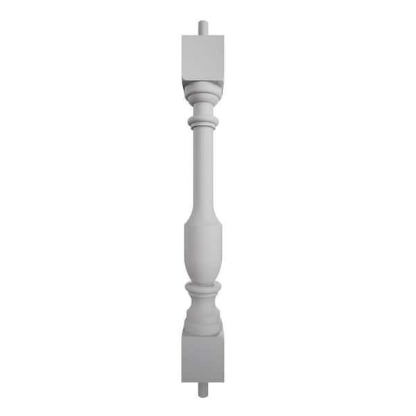 Ekena Millwork Endurathane 500 Series 24 in. H x 2.5 in. W White Resin Stair Baluster