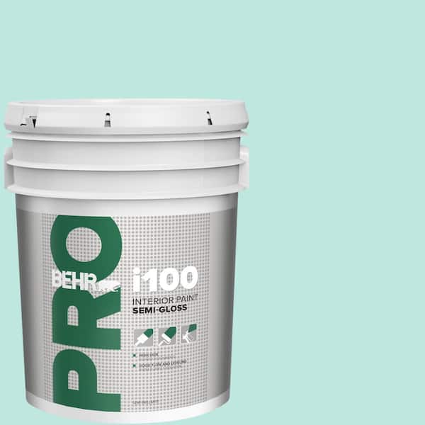 5 gal. #490A-2 Cool Jazz Semi-Gloss Interior Paint