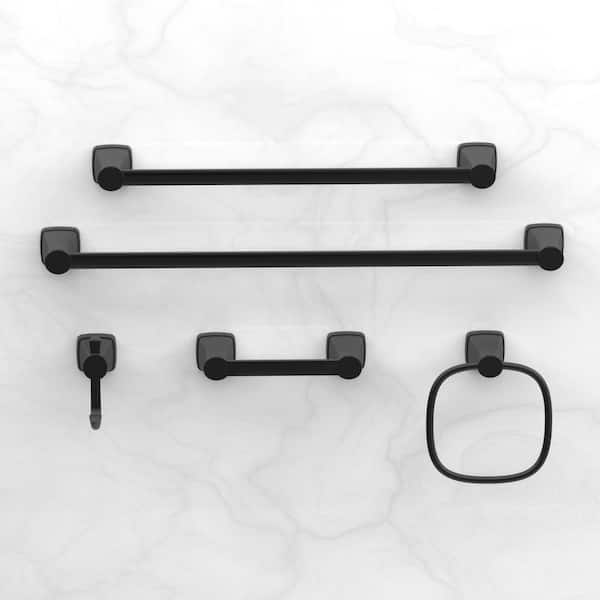 Rod Desyne Industrial Pipe Design 18 in. Long Kitchen Bar, Closet Rod and Towel  Bar in Satin Nickel TP05-18-15 - The Home Depot