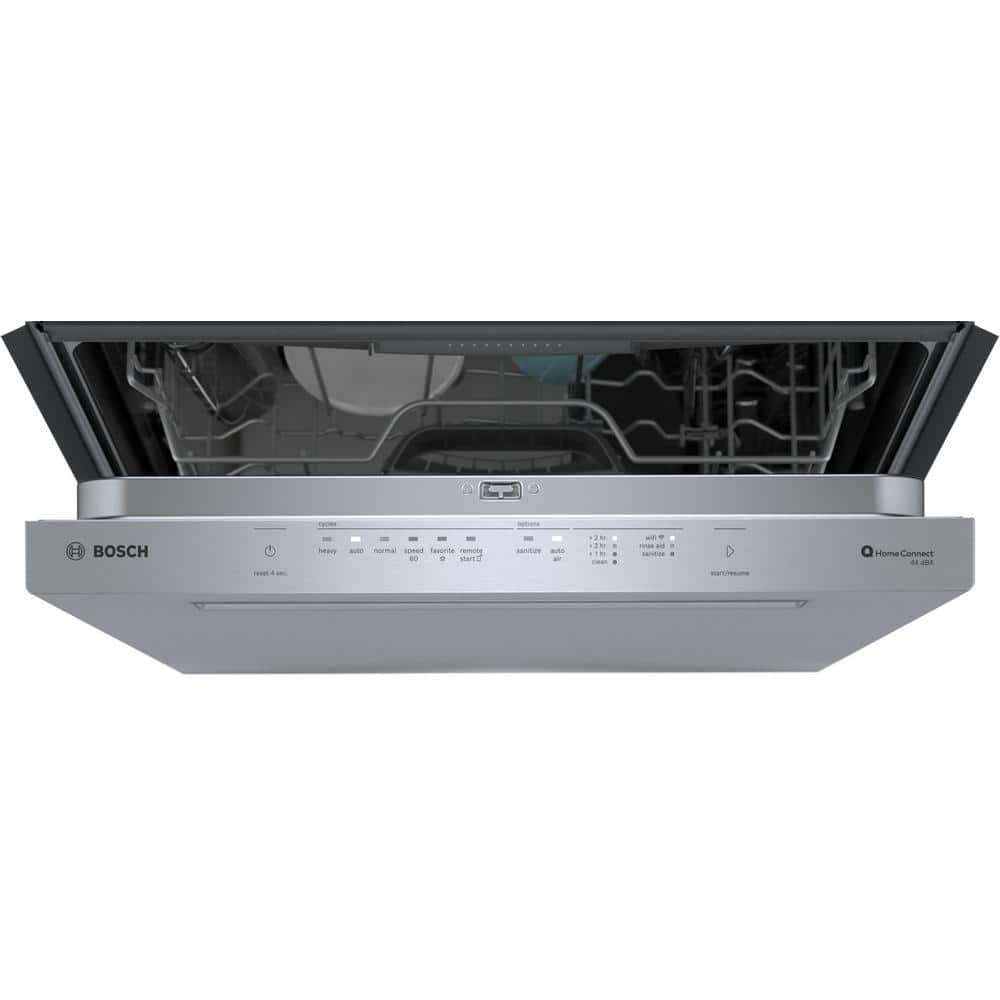 24" Stainless Steel Built-In Smart Dishwasher with Top Control