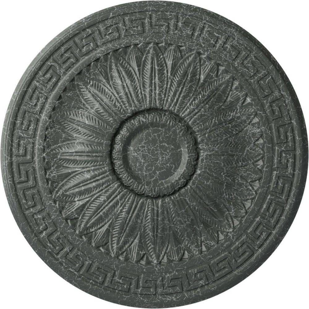 "20"" x 1-3/8"" Randee Urethane Ceiling Medallion (Fits Canopies upto 3-7/8"") Hand-Painted Athenian Green Crackle" price history on PriceWatchPro