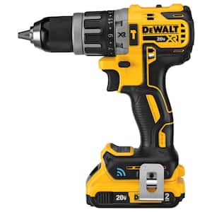 20V MAX XR with Tool Connect Cordless Compact 1/2 in. Hammer Drill with (2) 20V 2.0Ah Batteries and Charger
