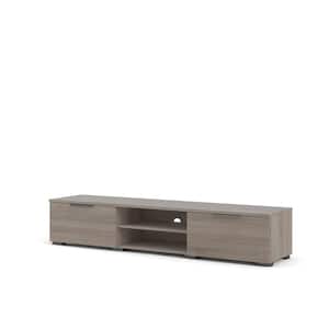 Match 68 in. Truffle Engineered Wood TV Stand Fits TVs Up to 45 in. with Cable Management
