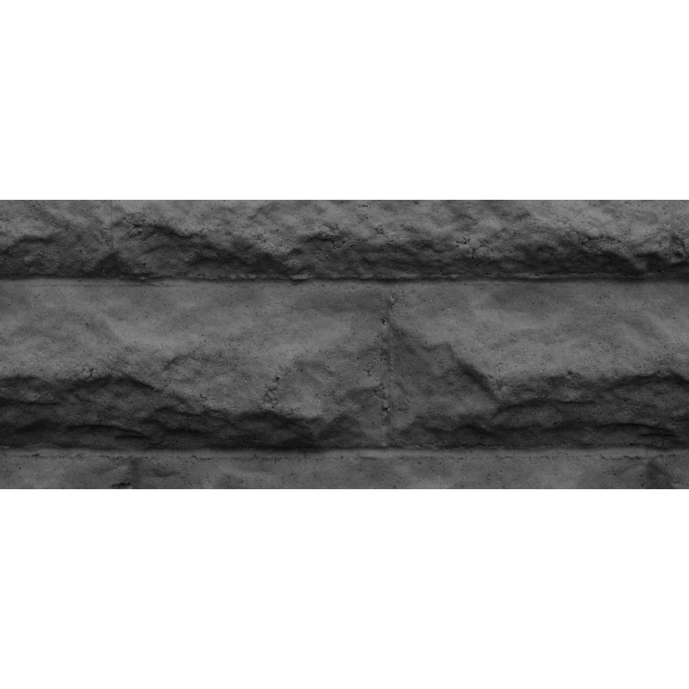 Dark Granite Garden Stone Border Edging, 50-inch
