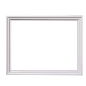 20511-FRMFJP SAWTOOTH PICTURE FRAME . 75 in. D . X 18 in. W. X 23 in. L . Primed White Hardwood Panel Moulding