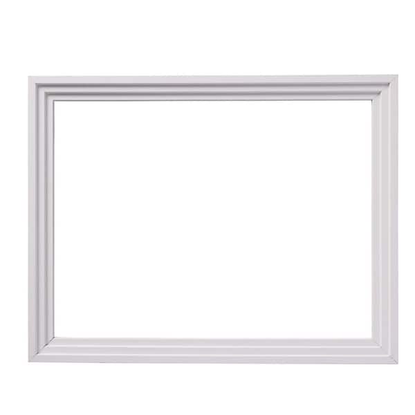 Ornamental Mouldings 20511-FRMFJP SAWTOOTH PICTURE FRAME . 75 in. D . X 18 in. W. X 23 in. L . Primed White Hardwood Panel Moulding