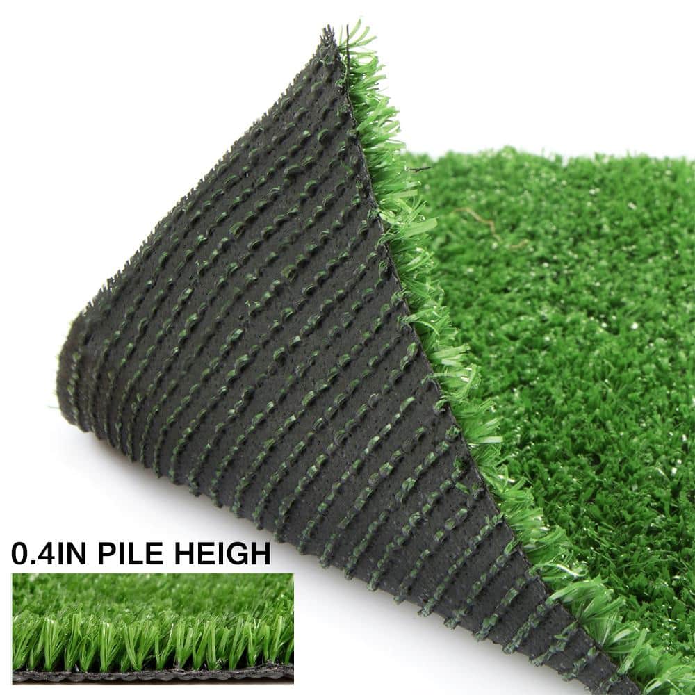 Lita 5ft x 5ft Green Artificial Grass Turf with Polyurethane Backing