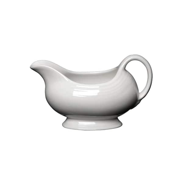 Fiesta 18.5 oz. White Ceramic Sauceboat