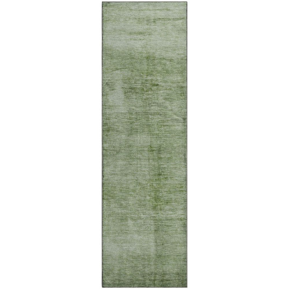 Mayfield Premium Machine Washable Abstract AMF1884 Aloe 2 ft. 3 in. x 7 ft. 6 in. Runner Rug price history on PriceWatchPro