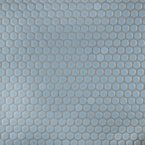 Hudson Penny Round Cashmere Blue 12 in. x 12 in. Porcelain Mosaic Tile (10.74 sq. ft. / Case)
