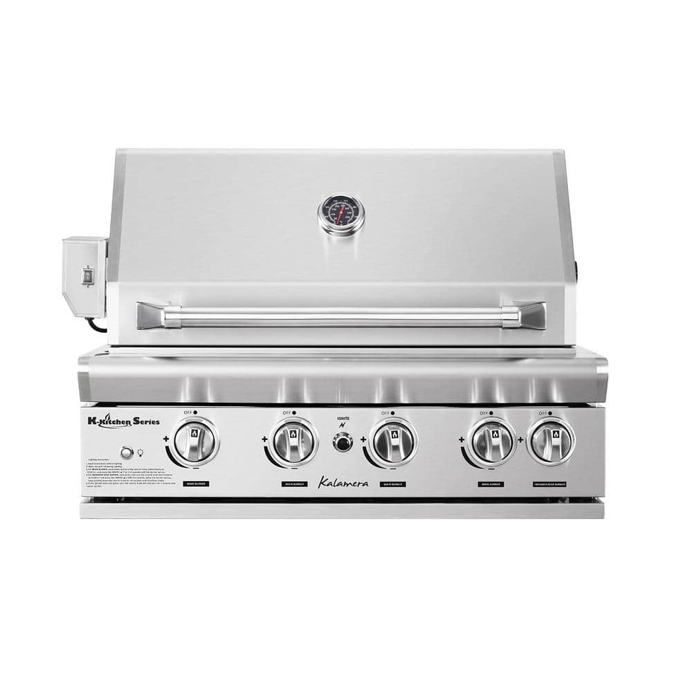 Kalamera 4-burner Built-In Outdoor S/S Grill K-Kitchen Series