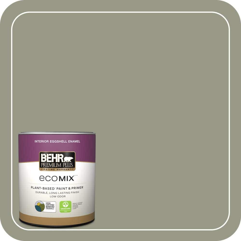 1 qt. #BNC-27 Aged Eucalyptus Eggshell Enamel EcoMix Plant-Based Interior Paint & Primer price history on PriceWatchPro