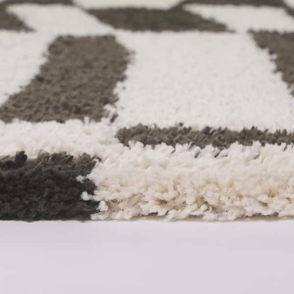 Parnassa Charcoal 8 ft. x 10 ft. Area Rug