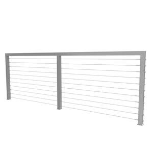 Stainless Steel Cable Railing Kit - 20 ft.  (Pack of 12 + cutter)