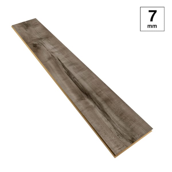 TrafficMaster Abottsbury Maple 7 mm T x 8 in. W Laminate