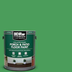 1 gal. #P400-6 Clover Patch Low-Lustre Enamel Interior/Exterior Porch and Patio Floor Paint