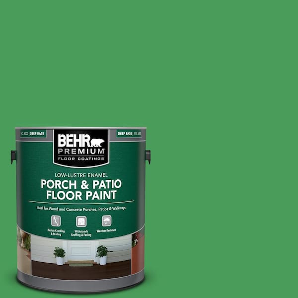 BEHR PREMIUM 1 gal. #P400-6 Clover Patch Low-Lustre Enamel Interior/Exterior Porch and Patio Floor Paint