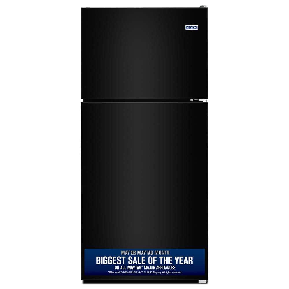 21 cu. ft. Top Freezer Refrigerator in Black