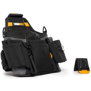 12.6" ClipTech Service Pouch with Shoulder Strap in Black has 20-pockets and tape loop