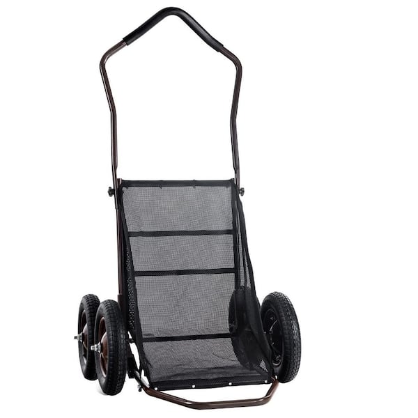 Deer Cart, 500 LBS Capacity Folding Game Cart, Deer Cart Game Hauler with 4 Big Wheels & Ergonomic Handle