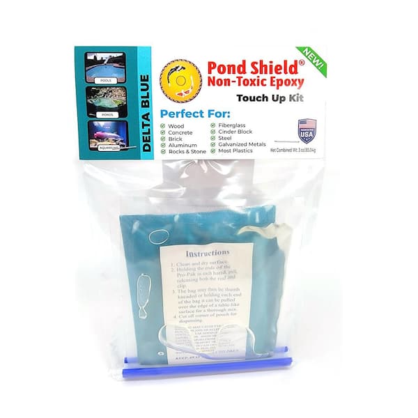 Pond Armor Delta Blue Non-Toxic Epoxy Pond Shield Touch Up Kit
