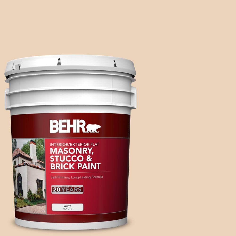 5 gal. #ECC-52-1 Nevada Sand Flat Interior/Exterior Masonry, Stucco and Bri