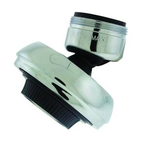 Bubble-Stream 2.2 GPM Dual-Thread Double Swivel Spray Aerator 37.0080.98