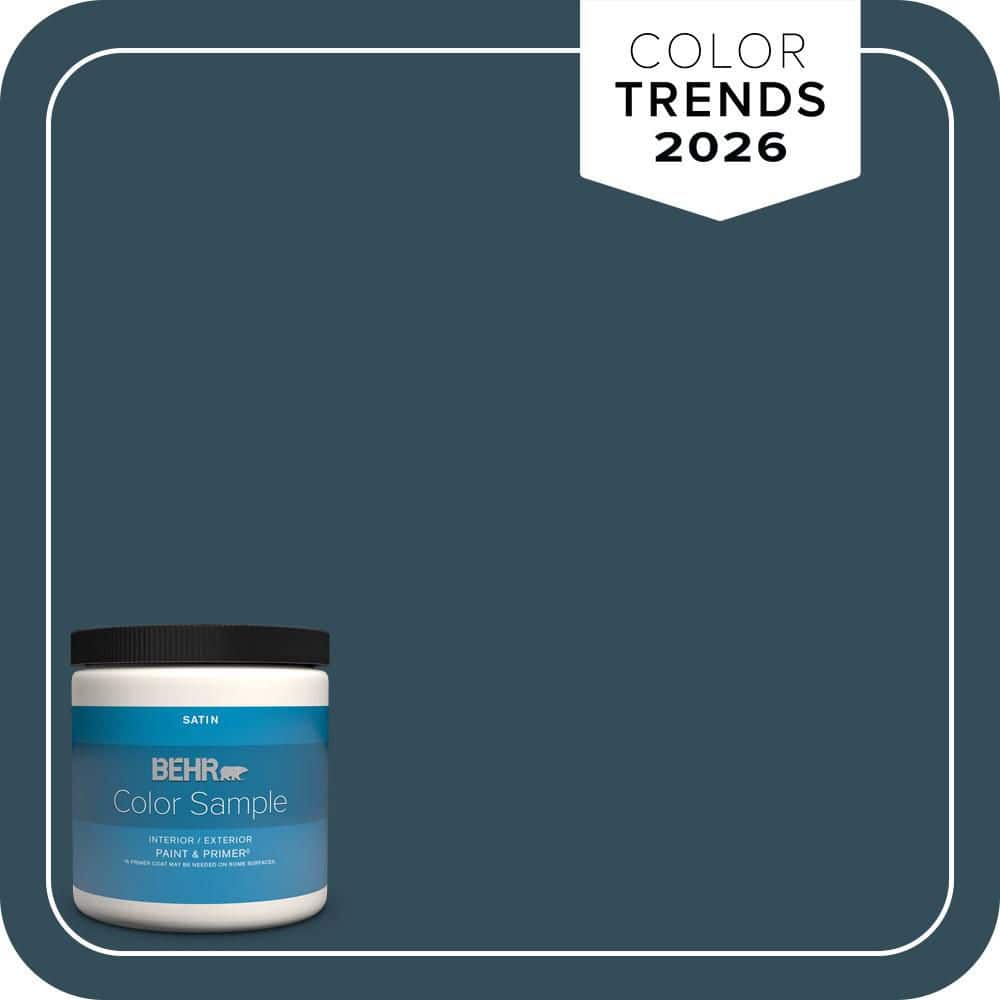 8 oz. Home Decorators Collection #HDC-CL-28 Nocturne Blue Satin Enamel Interior/Exterior Paint & Primer Color Sample price history on PriceWatchPro