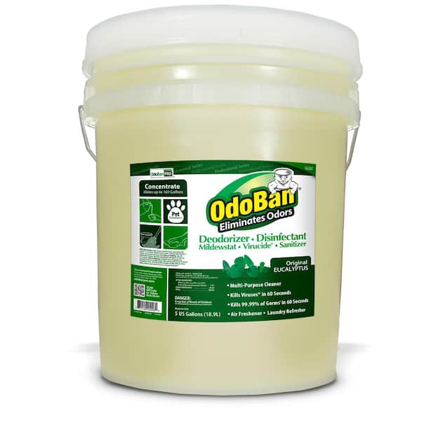 OdoBan Professional Series 5 Gal. Eucalyptus Disinfectant and Odor Eliminator, Mold Control, Multi-Purpose Cleaner Concentrate