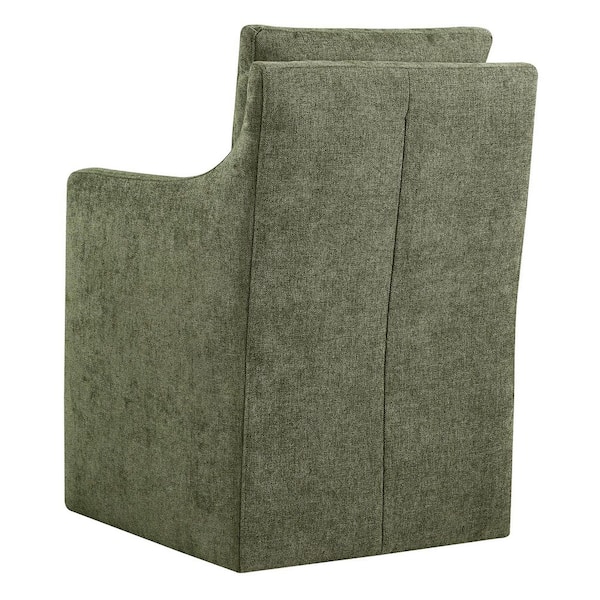 Spruce & Spring Halcyra No Assembly Green Fabric Upholstered